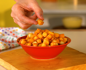 Pipoca de Queijo Coalho